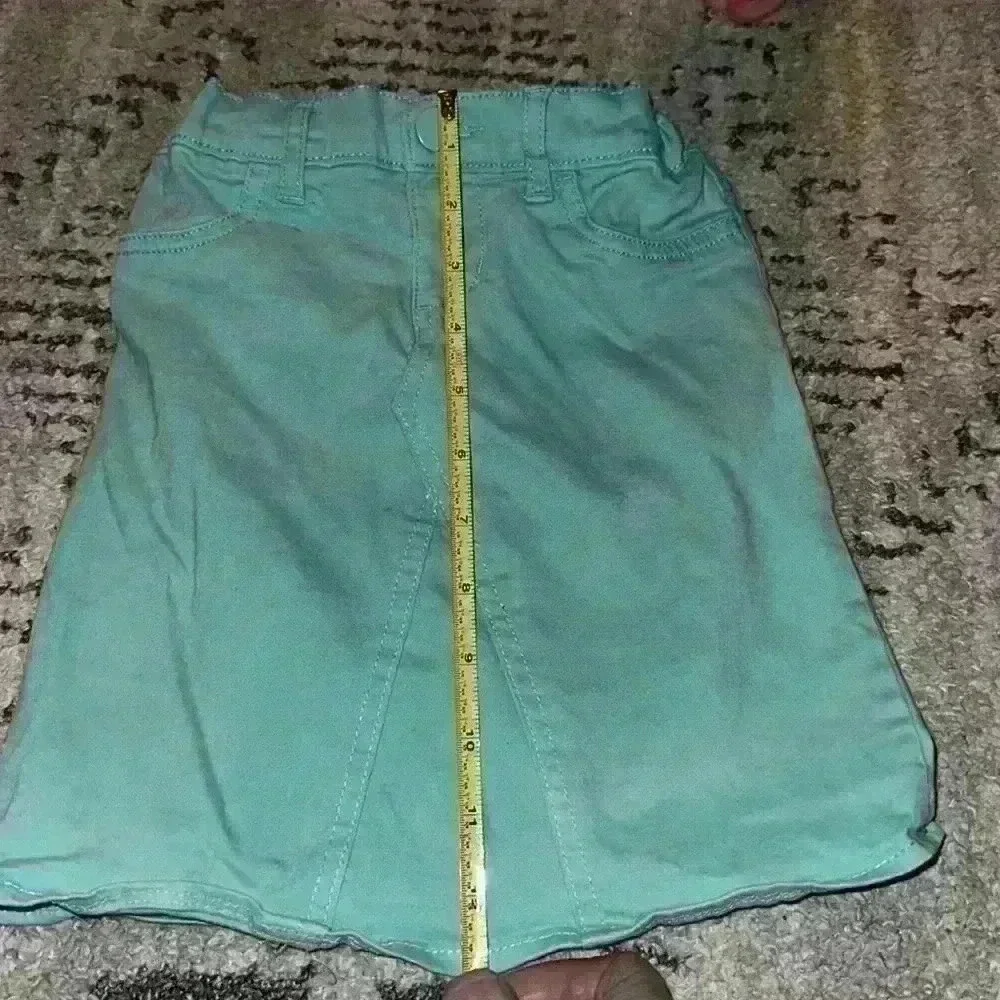 The Children’s‎ Place Turquoise Skirt Girls Size 5 adjustable waist